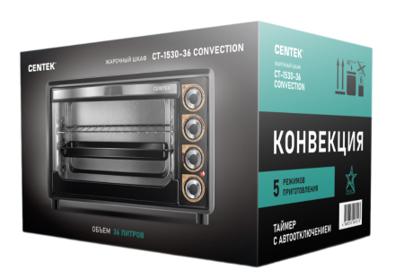мини печь centek ct-1530-36 convection