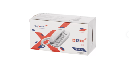 телефон texet tx-238 белый