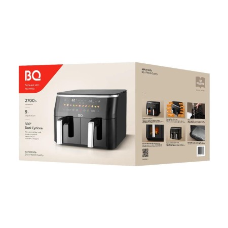 аэрогриль bq af9012s черный