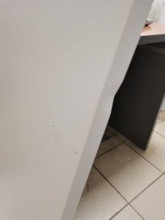 козырек ballu 1000*550, погнут, царапины, создрана краска