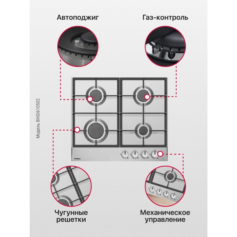 Варочная панель Hansa BHGI 610502