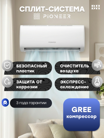сплит-система pioneer kfr25fw/kor25fw afina r32