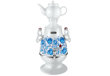 самовар centek ct-0091а белый