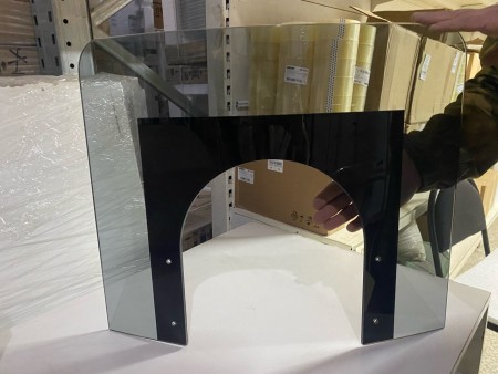 вытяжка akpo wk-6 largo eco 60 нержавейка повреждена упаковка, потертости на стекле