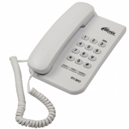 телефон ritmix rt-320 white