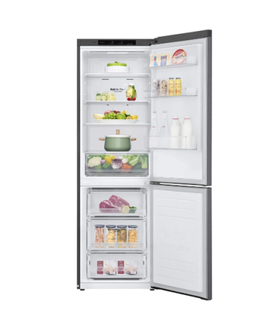 холодильник lg gc-b459 slcl серый, дисплей (186,0)