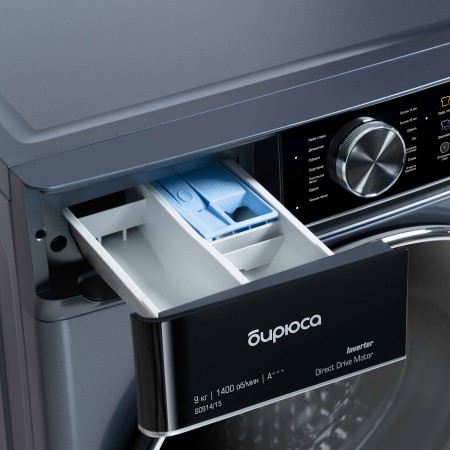 стиральная машина бирюса wm-sc914/15 w inverter, steam