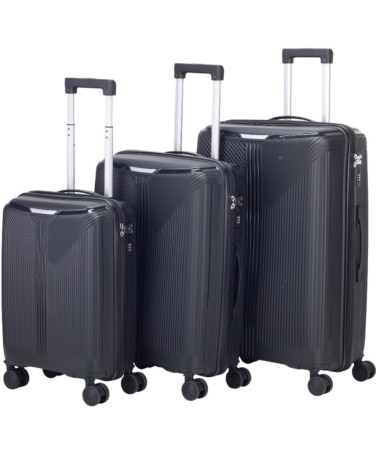 чемодан "ruida", rd-00801pp-09, 95л (l) черный