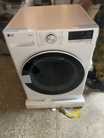 сушильная машина lg dc90v5v0w inverter, вмятина с боку