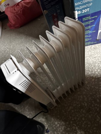 масляный радиатор ballu classic boh/cl-09wrn 2000 (9 секций)содрана краска