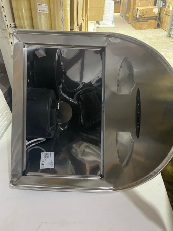 вытяжка akpo rondo turbo 50 мат. нерж., нет упаковки, вмятина на корпусе и фильтре