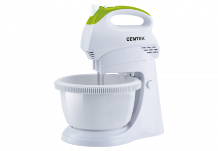 миксер centek ct-1119 белый/зеленый