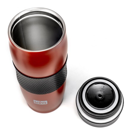 термокружка lara lr04-24 red 0.38 л