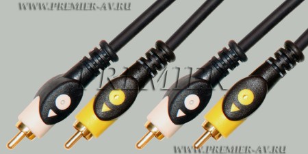 кабель премьер 5-204 premier 2 rca x 2 rca 1,5