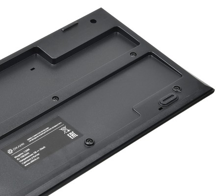 клавиатура oklick 120m usb черный