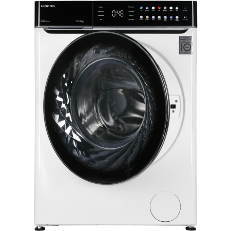 стиральная машина hiberg i-ddq11-1014 w steam, inverter, белый