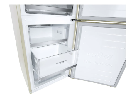 холодильник lg gc-b459 seum бежевый, дисплей (186,0)