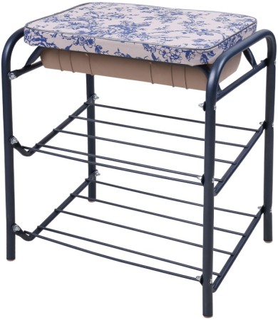 банкетка ника нб1 в стиле "де жуи"/сапфир