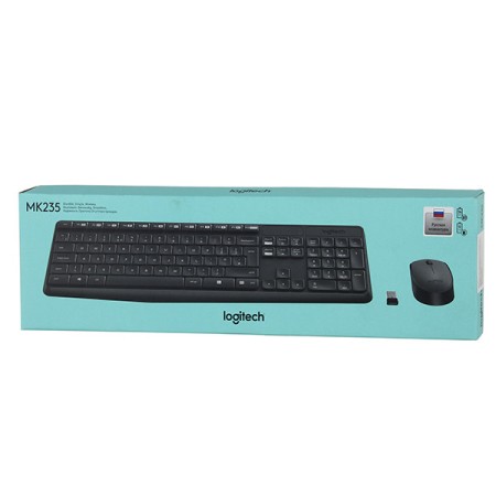 клавиатура + мышь logitech mk235 (usb)