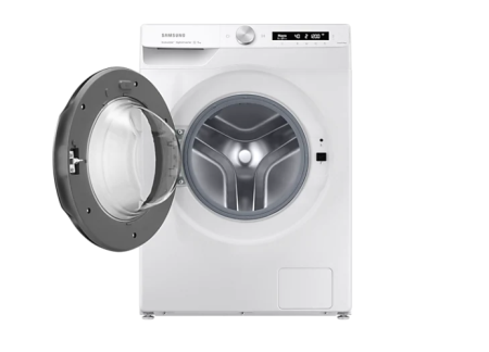 стиральная машина samsung ww80a6s24aw ai control, eco bubble, белый