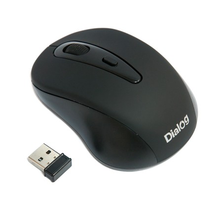 мышь беспроводная dialog mrop-05u usb черный 