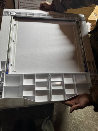 планка соединительная фронтальная hiberg для i-ddq11-1014 w и hdq11-10 w, белый, нет упаковки потерт