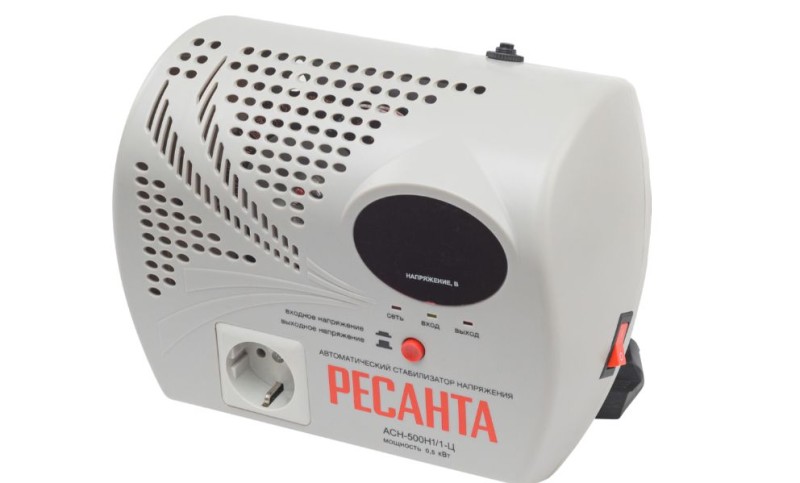 Стабилизатор Ресанта АСН-500Н1/1-Ц (АСН-500Н/1-Ц) 